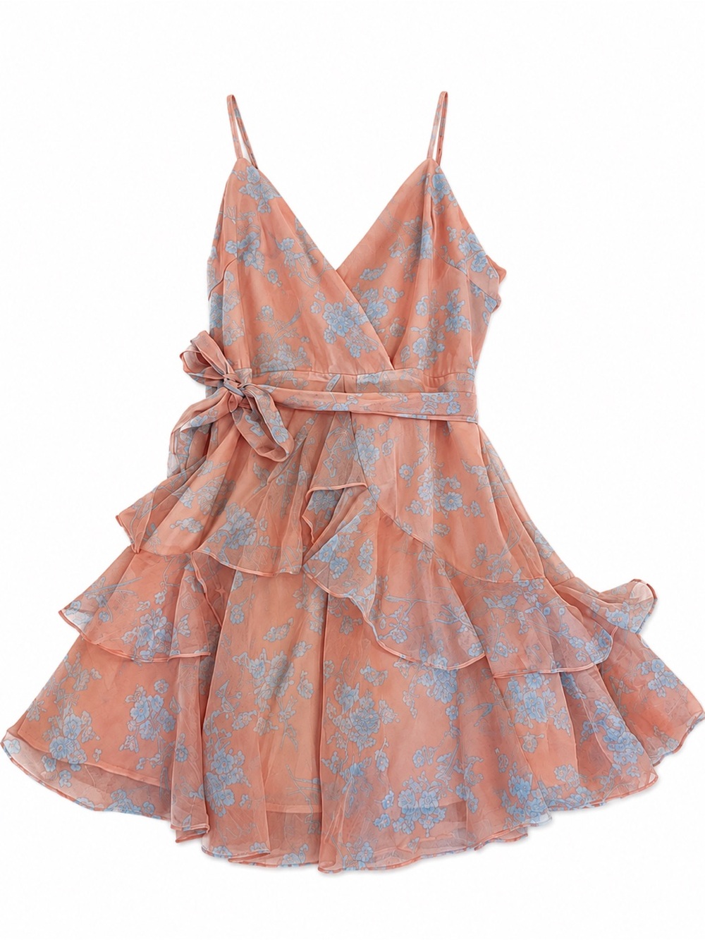 Saints + Secrets Dress Pink and  Blue Size M